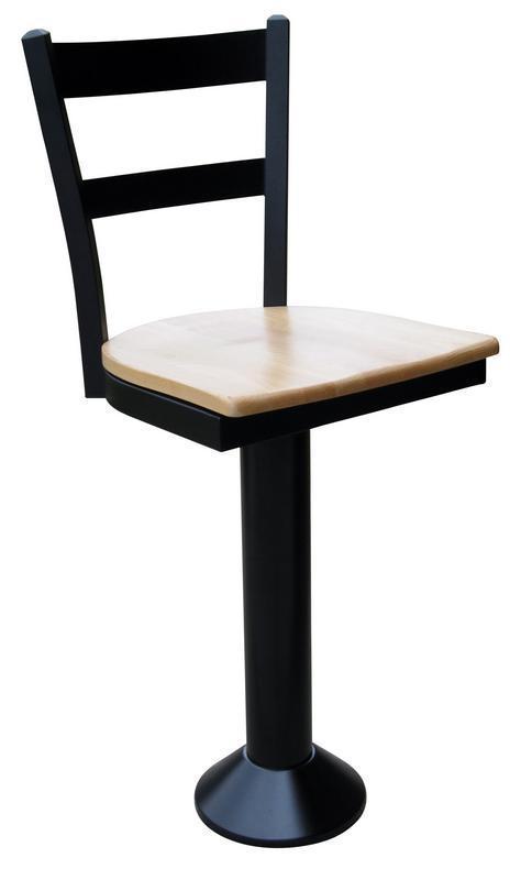 bar back floor mounted bar stool