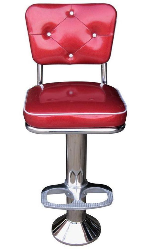floor mounted counter stool in diamond style