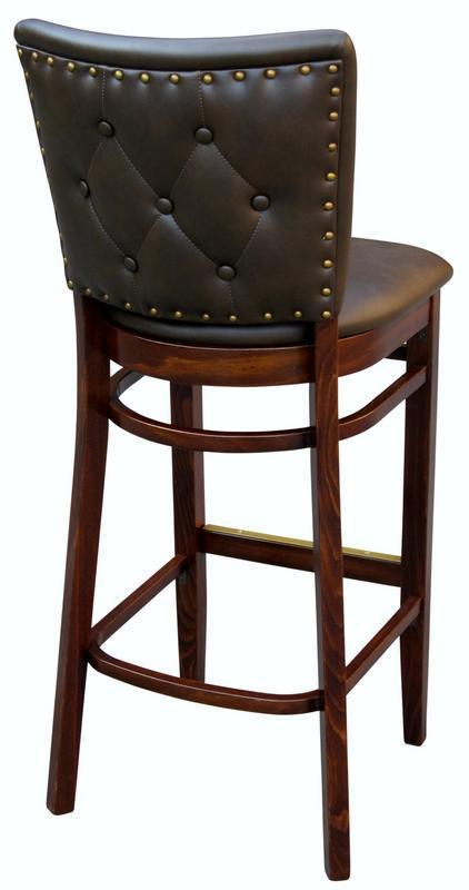 quincy bar stool with outer diamond details