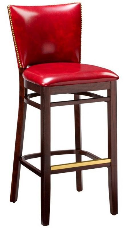 El taburete de bar Jerome está hecho de madera de haya por Richardson Seating